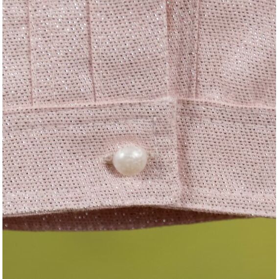 Bambolino: Athina Βαπτιστικό ζακετάκι για κορίτσι τύπου jean 8747 - Ρούχα Βάπτισης για Κορίτσι στο Oneirokosmos