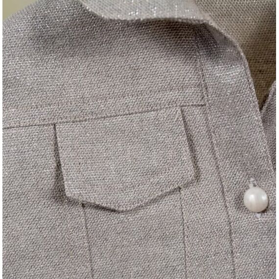 Bambolino: Aimilia Βαπτιστικό ζακετάκι για κορίτσι τύπου jean 8748 - Ρούχα Βάπτισης για Κορίτσι στο Oneirokosmos