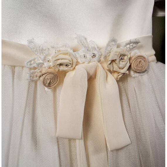 Bambolino: Doukissa Βαπτιστικό ρούχο για κορίτσι 8767 - Ρούχα Βάπτισης για Κορίτσι στο Oneirokosmos