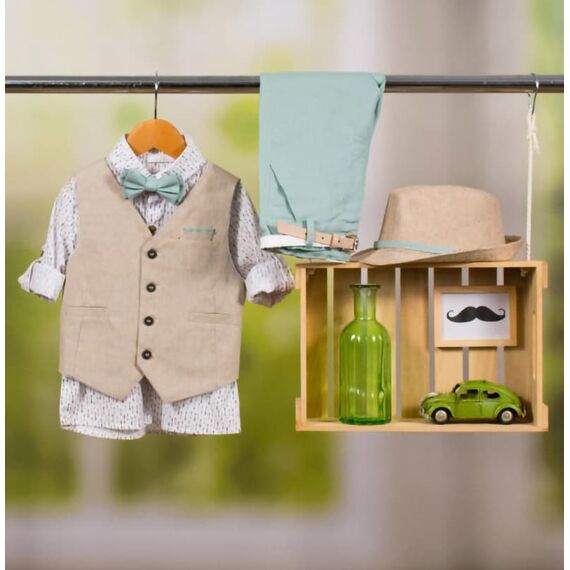 Bambolino: Tolis Βαπτιστικό ρούχο για αγόρι 8862 - Ρούχα Βάπτισης για Αγόρι στο Oneirokosmos