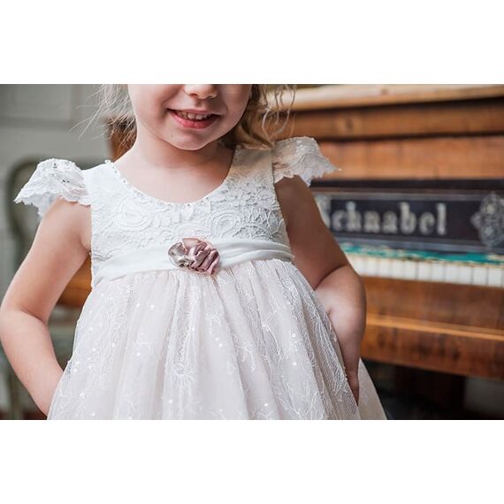 Bambolino: Lenia Βαπτιστικό ρούχο για κορίτσι 9110 - Ρούχα Βάπτισης για Κορίτσι στο Oneirokosmos