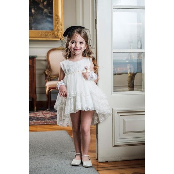 Bambolino: Mikaela Βαπτιστικό ρούχο για κορίτσι 9137 - Ρούχα Βάπτισης για Κορίτσι στο Oneirokosmos