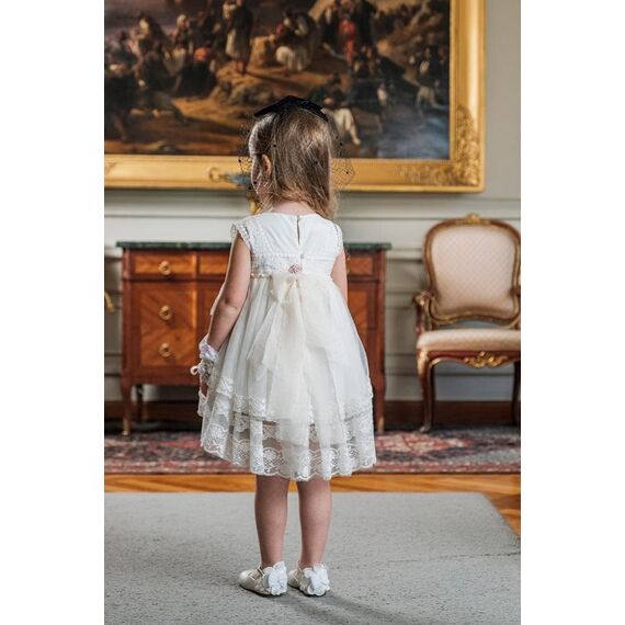 Bambolino: Mikaela Βαπτιστικό ρούχο για κορίτσι 9137 - Ρούχα Βάπτισης για Κορίτσι στο Oneirokosmos