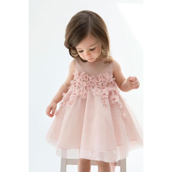 Bambolino: Marina Βαπτιστικό ρούχο για κορίτσι 9308 - Ρούχα Βάπτισης για Κορίτσι στο Oneirokosmos