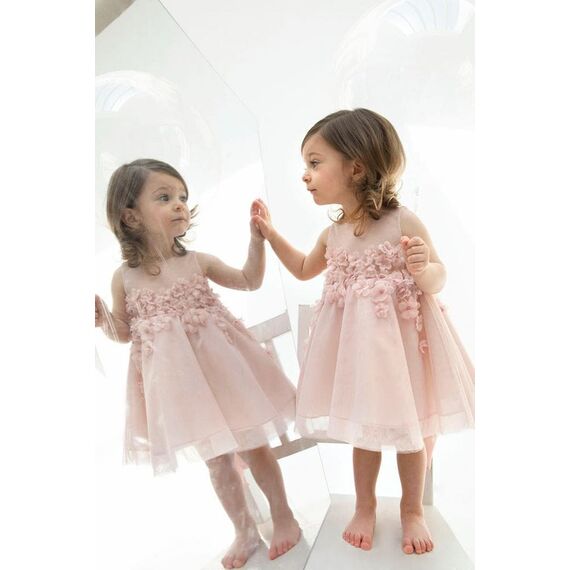 Bambolino: Marina Βαπτιστικό ρούχο για κορίτσι 9308 - Ρούχα Βάπτισης για Κορίτσι στο Oneirokosmos