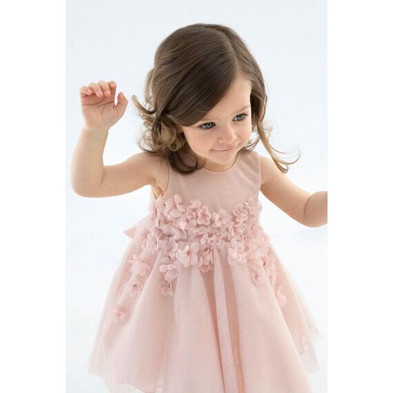 Bambolino: Marina Βαπτιστικό ρούχο για κορίτσι 9308 - Ρούχα Βάπτισης για Κορίτσι στο Oneirokosmos