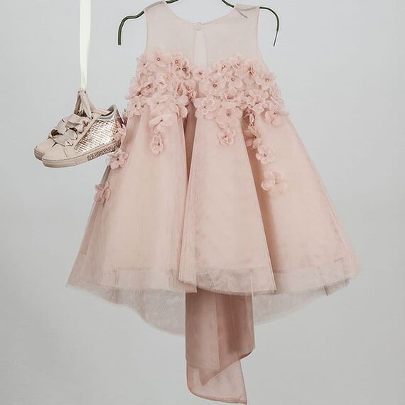 Bambolino: Marina Βαπτιστικό ρούχο για κορίτσι 9308 - Ρούχα Βάπτισης για Κορίτσι στο Oneirokosmos