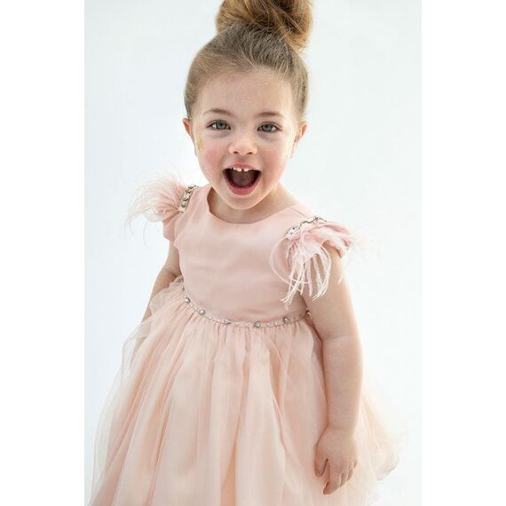 Bambolino: Kiki Βαπτιστικό ρούχο για κορίτσι 9311 - Ρούχα Βάπτισης για Κορίτσι στο Oneirokosmos