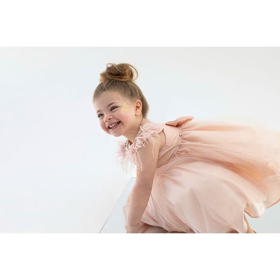 Bambolino: Kiki Βαπτιστικό ρούχο για κορίτσι 9311 - Ρούχα Βάπτισης για Κορίτσι στο Oneirokosmos