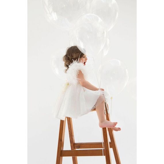 Bambolino: Poliniki Βαπτιστικό ρούχο για κορίτσι 9332 - Ρούχα Βάπτισης για Κορίτσι στο Oneirokosmos