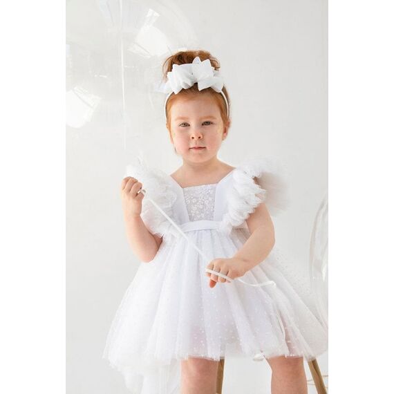 Bambolino: Marilyn Βαπτιστικό ρούχο για κορίτσι 9333 - Ρούχα Βάπτισης για Κορίτσι στο Oneirokosmos