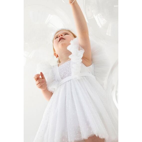 Bambolino: Marilyn Βαπτιστικό ρούχο για κορίτσι 9333 - Ρούχα Βάπτισης για Κορίτσι στο Oneirokosmos
