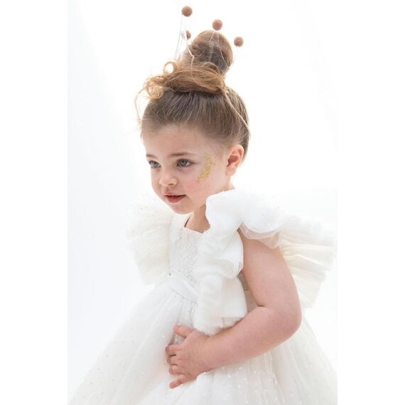 Bambolino: Michelle Βαπτιστικό ρούχο για κορίτσι 9352 - Ρούχα Βάπτισης για Κορίτσι στο Oneirokosmos