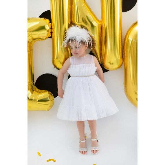 Bambolino: Crystal Βαπτιστικό ρούχο για κορίτσι 9502 - Ρούχα Βάπτισης για Κορίτσι στο Oneirokosmos