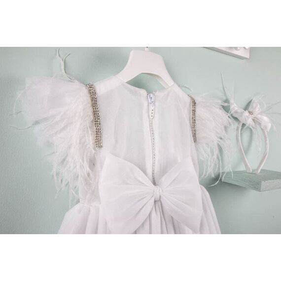 Bambolino: Belida Βαπτιστικό ρούχο για κορίτσι 9525 - Ρούχα Βάπτισης για Κορίτσι στο Oneirokosmos