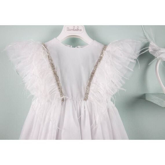 Bambolino: Belida Βαπτιστικό ρούχο για κορίτσι 9525 - Ρούχα Βάπτισης για Κορίτσι στο Oneirokosmos