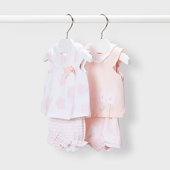 Mayoral Σετ Μακό 4 τεμάχια ECOFRIENDS Νεογέννητο Κορίτσι Rosa Baby 22-01622-035 - Προσφορές στο Oneirokosmos