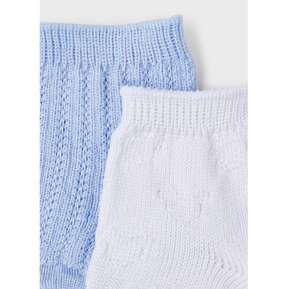 Mayoral Σετ 2 Καλτσάκια Νεογέννητο Αγόρι Σιέλ 22-09474-092 ** - Newborm στο Oneirokosmos