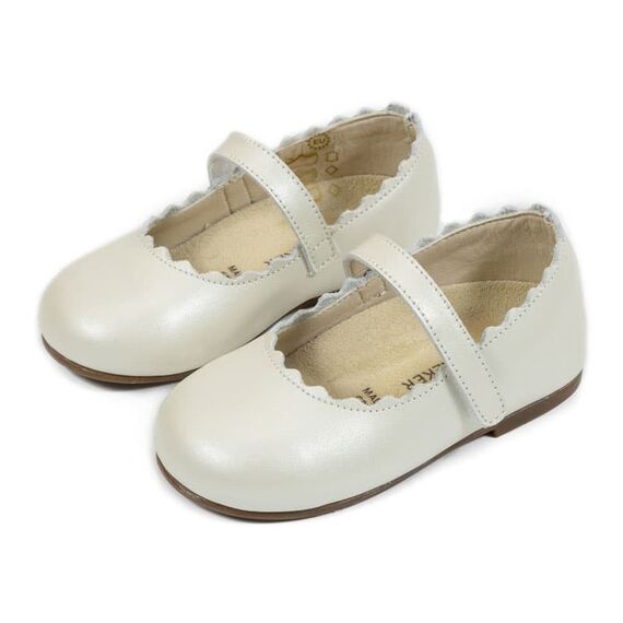 Babywalker Γοβάκι  Μονή Μπαρέτα με Κουλεδάκι  BW4597 Εκρού - Βαπτιστικό Παπούτσι για Κορίτσι στο Oneirokosmos