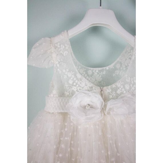 Bambolino: Melissa Βαπτιστικό ρούχο για κορίτσι 9518 - Ρούχα Βάπτισης για Κορίτσι στο Oneirokosmos