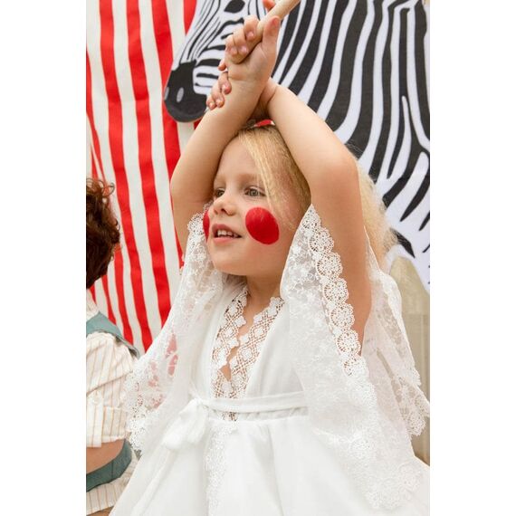 Bambolino:Paulina Βαπτιστικό ρούχο για κορίτσι 9528 - Ρούχα Βάπτισης για Κορίτσι στο Oneirokosmos