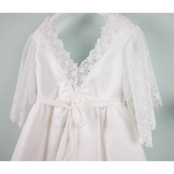 Bambolino:Paulina Βαπτιστικό ρούχο για κορίτσι 9528 - Ρούχα Βάπτισης για Κορίτσι στο Oneirokosmos