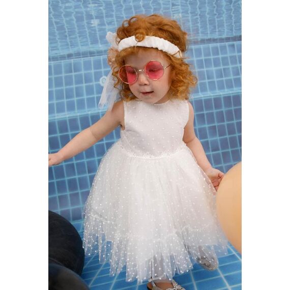 Bambolino:Olivia Βαπτιστικό ρούχο για κορίτσι 9820 - Ρούχα Βάπτισης για Κορίτσι στο Oneirokosmos