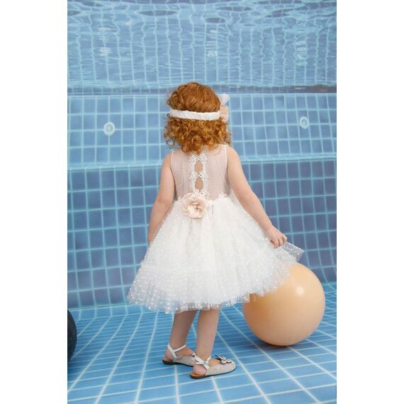 Bambolino:Olivia Βαπτιστικό ρούχο για κορίτσι 9820 - Ρούχα Βάπτισης για Κορίτσι στο Oneirokosmos