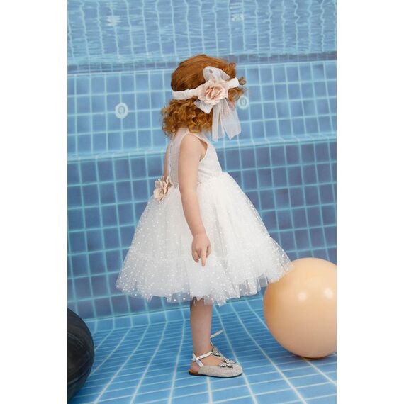 Bambolino:Olivia Βαπτιστικό ρούχο για κορίτσι 9820 - Ρούχα Βάπτισης για Κορίτσι στο Oneirokosmos