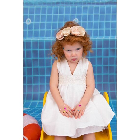 Bambolino:Lily Βαπτιστικό ρούχο για κορίτσι 9829 - Ρούχα Βάπτισης για Κορίτσι στο Oneirokosmos