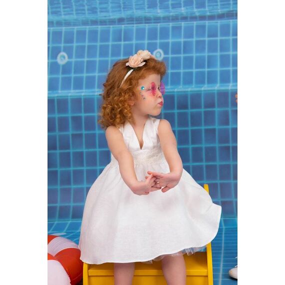 Bambolino:Lily Βαπτιστικό ρούχο για κορίτσι 9829 - Ρούχα Βάπτισης για Κορίτσι στο Oneirokosmos