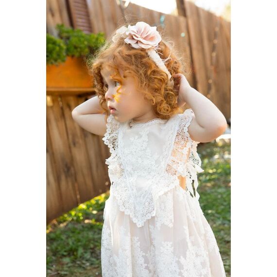 Bambolino: Domna Βαπτιστικό ρούχο για κορίτσι 9855 - Ρούχα Βάπτισης για Κορίτσι στο Oneirokosmos