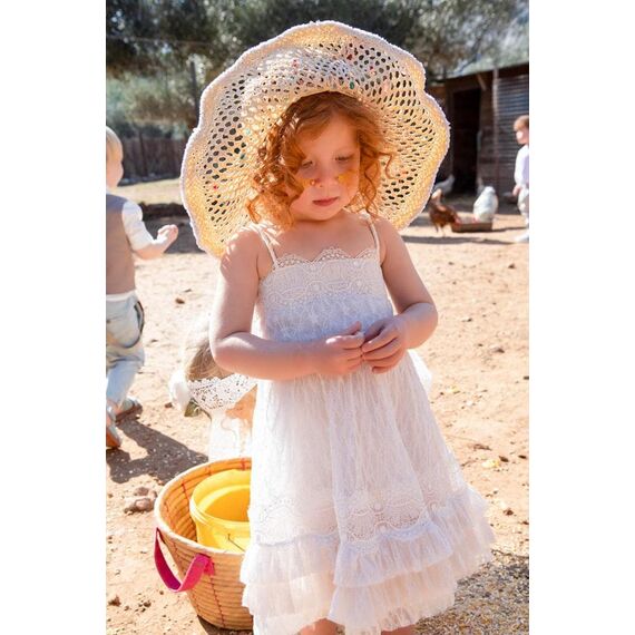 Bambolino:Dream Βαπτιστικό ρούχο για κορίτσι 9865 - Ρούχα Βάπτισης για Κορίτσι στο Oneirokosmos