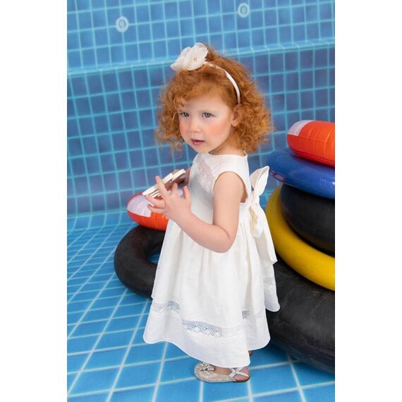 Bambolino:Xenia Βαπτιστικό ρούχο για κορίτσι 9872 - Ρούχα Βάπτισης για Κορίτσι στο Oneirokosmos