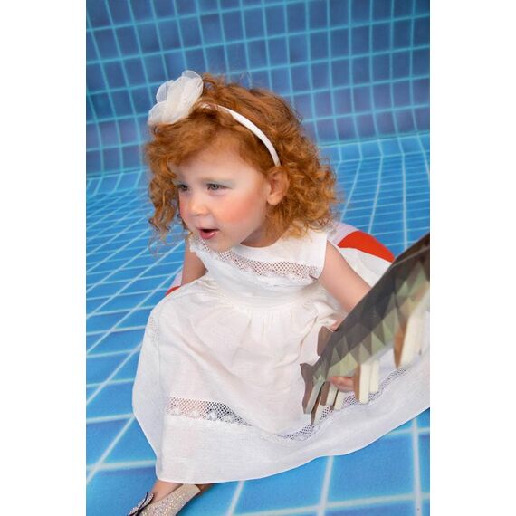 Bambolino:Xenia Βαπτιστικό ρούχο για κορίτσι 9872 - Ρούχα Βάπτισης για Κορίτσι στο Oneirokosmos