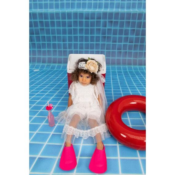 Bambolino:Theofania Βαπτιστικό ρούχο για κορίτσι 9888 - Ρούχα Βάπτισης για Κορίτσι στο Oneirokosmos