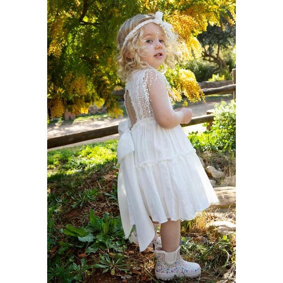 Bambolino:Gigi Βαπτιστικό ρούχο για κορίτσι 9896 - Ρούχα Βάπτισης για Κορίτσι στο Oneirokosmos