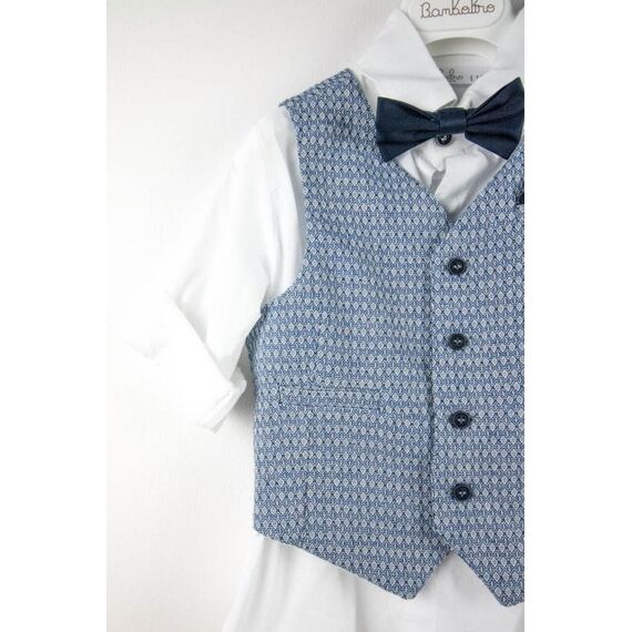 Bambolino:Dario Βαπτιστικό ρούχο για αγόρι 9791 - Ρούχα Βάπτισης για Αγόρι στο Oneirokosmos