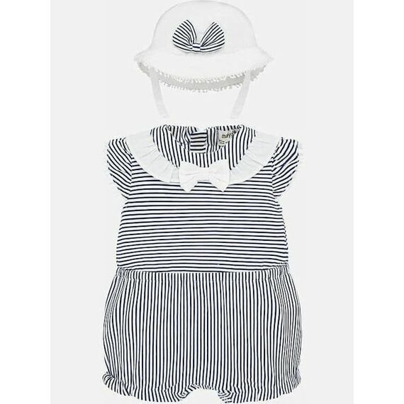 Mayoral Σετ Φορμάκι με Καπέλο Μπλε 20-01671-048 - Newborm στο Oneirokosmos