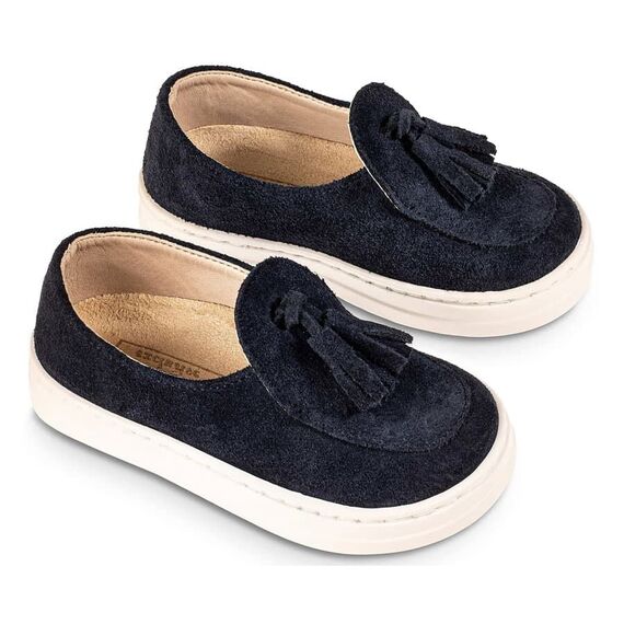 Babywalker Μονόχρωμο Loafer EXC5276 Μπλε - Βαπτιστικό Παπούτσι για Αγόρι στο Oneirokosmos