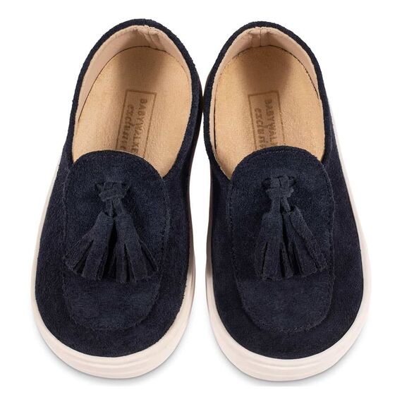 Babywalker Μονόχρωμο Loafer EXC5276 Μπλε - Βαπτιστικό Παπούτσι για Αγόρι στο Oneirokosmos