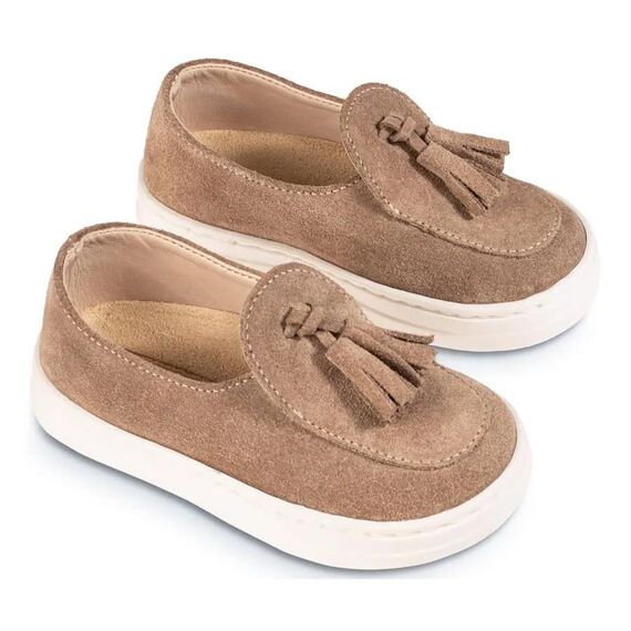 Babywalker Μονόχρωμο Loafer EXC5276 Πούρο - Βαπτιστικό Παπούτσι για Αγόρι στο Oneirokosmos