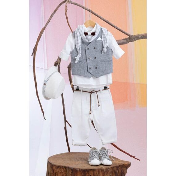 Bambolino:Arsenis Βαπτιστικό ρούχο για αγόρι 1410 - Ρούχα Βάπτισης για Αγόρι στο Oneirokosmos