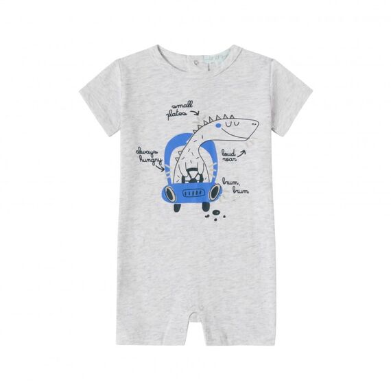 Amomi Βρεφικό Φορμάκι για Αγόρι Dinosaur Γκρι 73034 - Φορμάκια στο Oneirokosmos