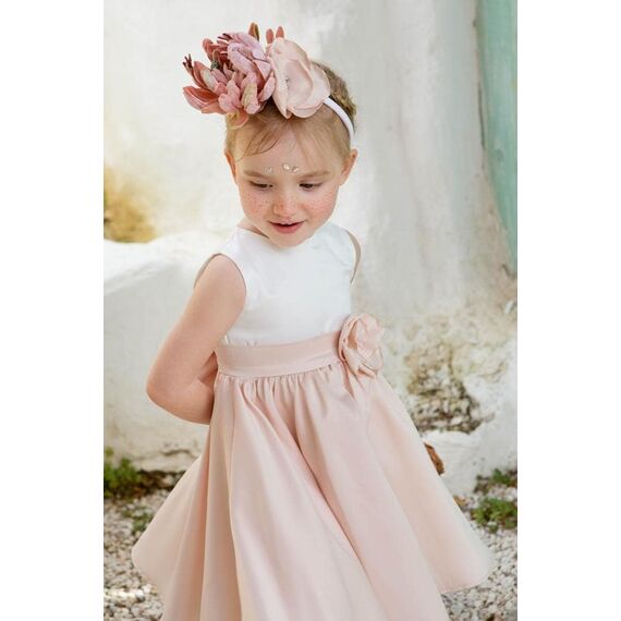 Bambolino:Rosa Βαπτιστικό ρούχο για κορίτσι 1311 - Ρούχα Βάπτισης για Κορίτσι στο Oneirokosmos