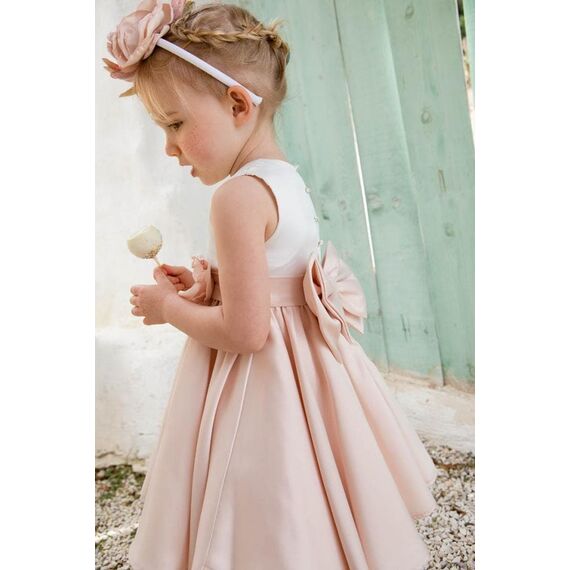 Bambolino:Rosa Βαπτιστικό ρούχο για κορίτσι 1311 - Ρούχα Βάπτισης για Κορίτσι στο Oneirokosmos