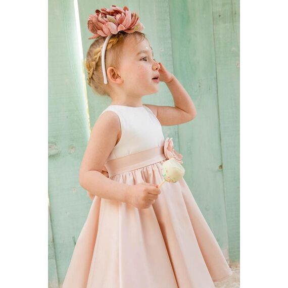 Bambolino:Rosa Βαπτιστικό ρούχο για κορίτσι 1311 - Ρούχα Βάπτισης για Κορίτσι στο Oneirokosmos