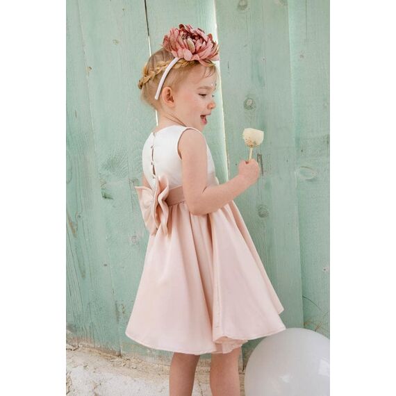 Bambolino:Rosa Βαπτιστικό ρούχο για κορίτσι 1311 - Ρούχα Βάπτισης για Κορίτσι στο Oneirokosmos