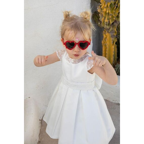 Bambolino:Malamo Βαπτιστικό ρούχο για κορίτσι 1318 - Ρούχα Βάπτισης για Κορίτσι στο Oneirokosmos