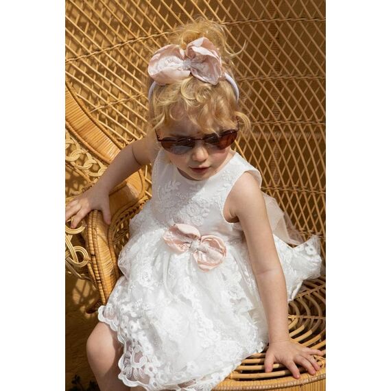 Bambolino:Eirini Βαπτιστικό ρούχο για κορίτσι 1322 - Ρούχα Βάπτισης για Κορίτσι στο Oneirokosmos